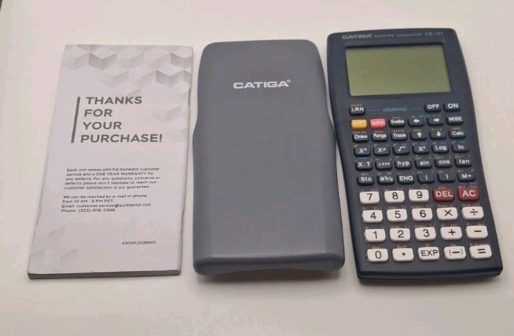 Catiga Scientific Calculator with Graphic Functions - CS-121 (USED)